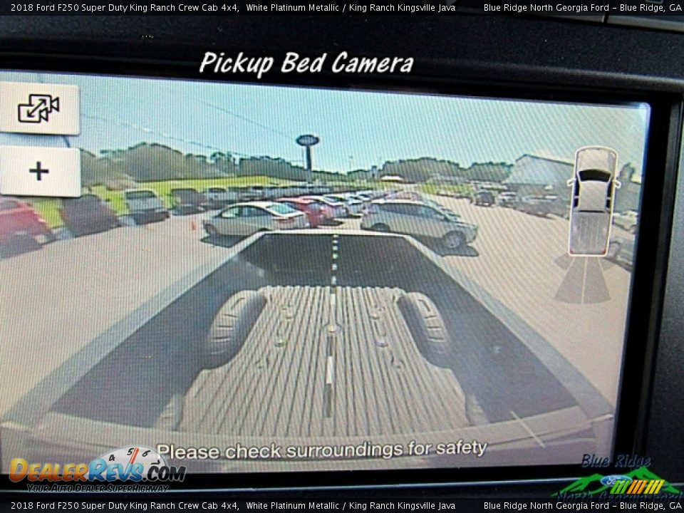 2018 Ford F250 Super Duty King Ranch Crew Cab 4x4 White Platinum Metallic / King Ranch Kingsville Java Photo #17