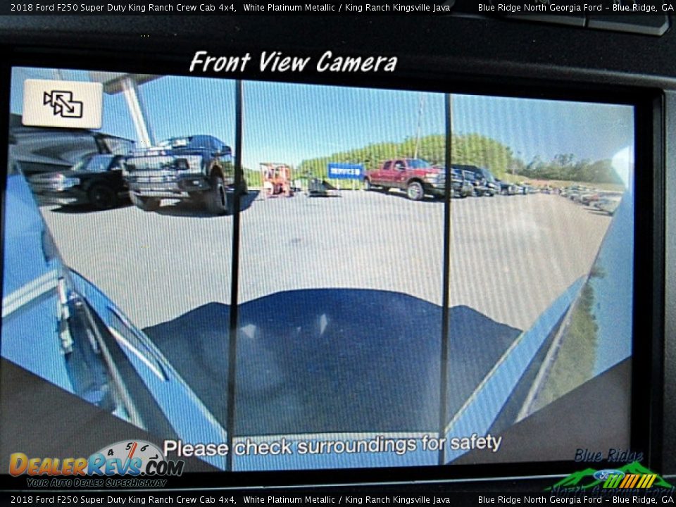 2018 Ford F250 Super Duty King Ranch Crew Cab 4x4 White Platinum Metallic / King Ranch Kingsville Java Photo #19