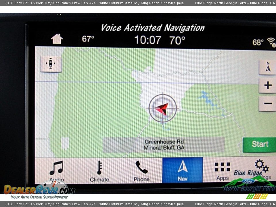 2018 Ford F250 Super Duty King Ranch Crew Cab 4x4 White Platinum Metallic / King Ranch Kingsville Java Photo #20