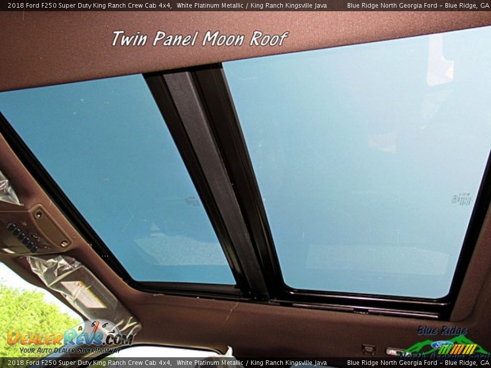 2018 Ford F250 Super Duty King Ranch Crew Cab 4x4 White Platinum Metallic / King Ranch Kingsville Java Photo #23