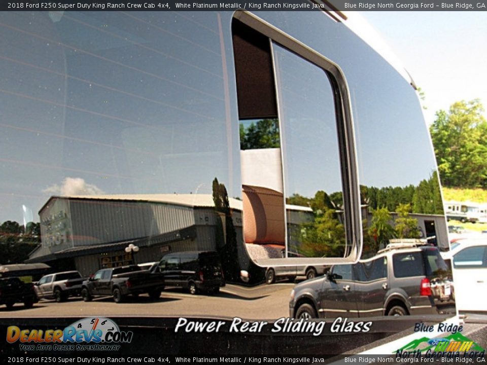2018 Ford F250 Super Duty King Ranch Crew Cab 4x4 White Platinum Metallic / King Ranch Kingsville Java Photo #24