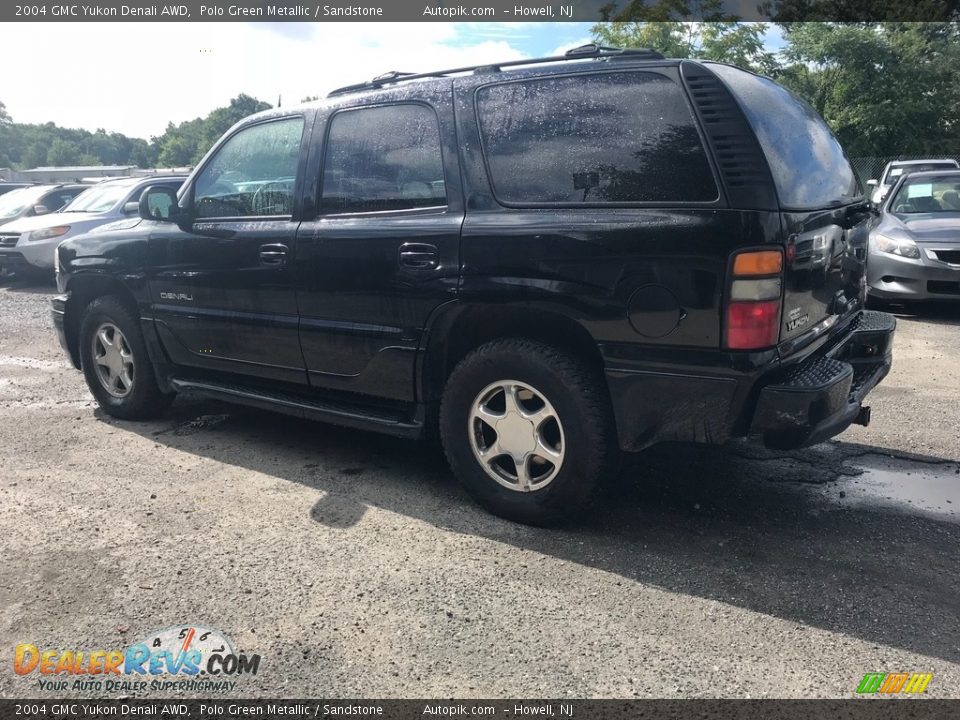 2004 GMC Yukon Denali AWD Polo Green Metallic / Sandstone Photo #4
