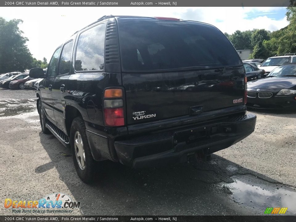 2004 GMC Yukon Denali AWD Polo Green Metallic / Sandstone Photo #5