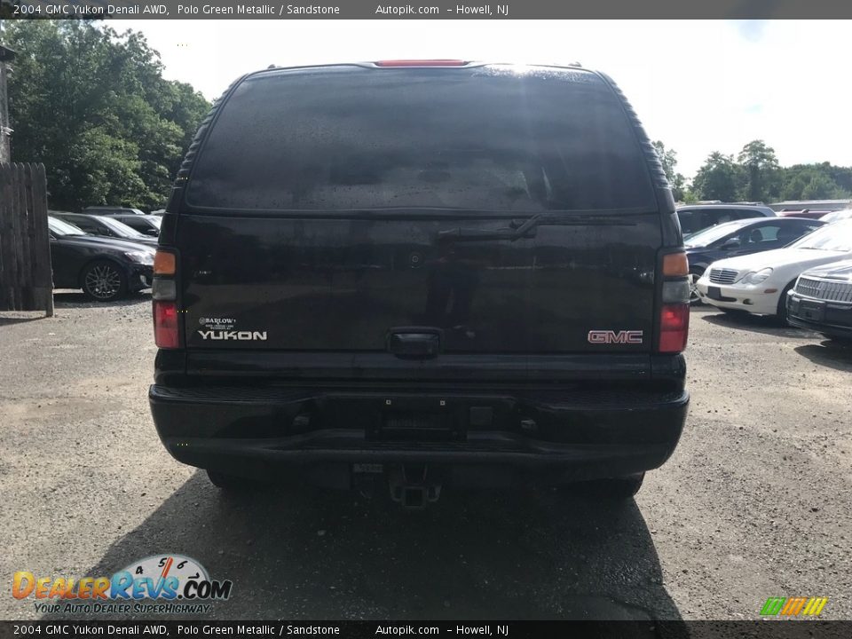 2004 GMC Yukon Denali AWD Polo Green Metallic / Sandstone Photo #6