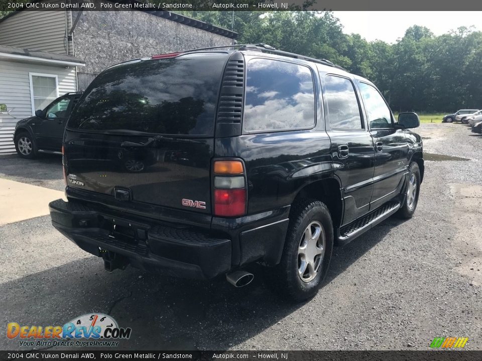 2004 GMC Yukon Denali AWD Polo Green Metallic / Sandstone Photo #7