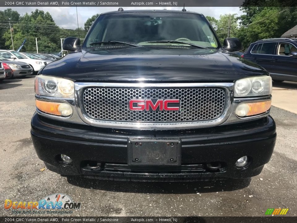 2004 GMC Yukon Denali AWD Polo Green Metallic / Sandstone Photo #12