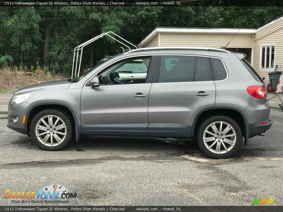 2011 Volkswagen Tiguan SE 4Motion Reflex Silver Metallic / Charcoal Photo #3