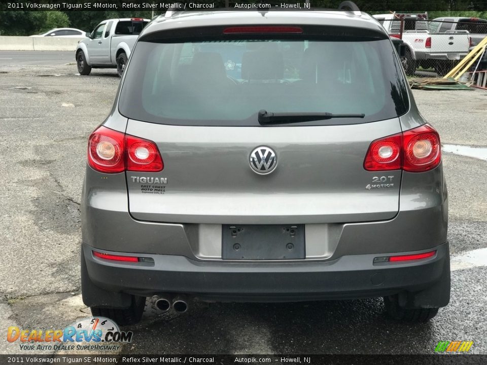 2011 Volkswagen Tiguan SE 4Motion Reflex Silver Metallic / Charcoal Photo #6