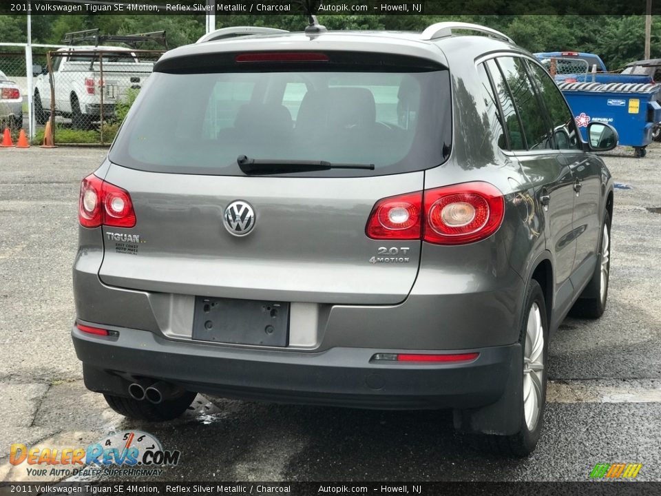2011 Volkswagen Tiguan SE 4Motion Reflex Silver Metallic / Charcoal Photo #7