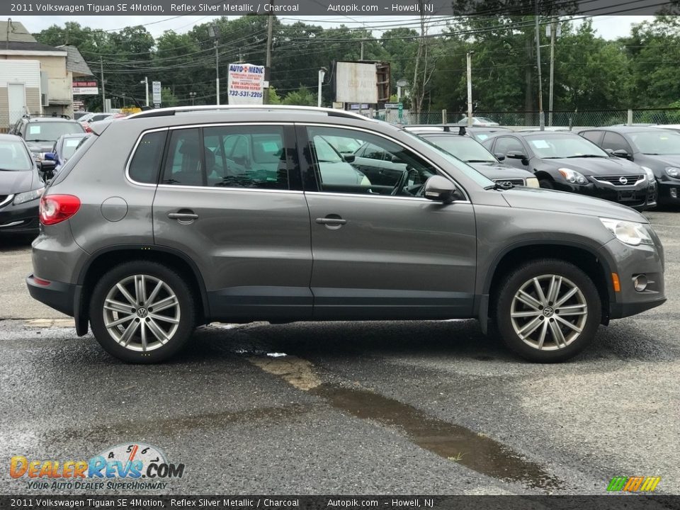 2011 Volkswagen Tiguan SE 4Motion Reflex Silver Metallic / Charcoal Photo #9