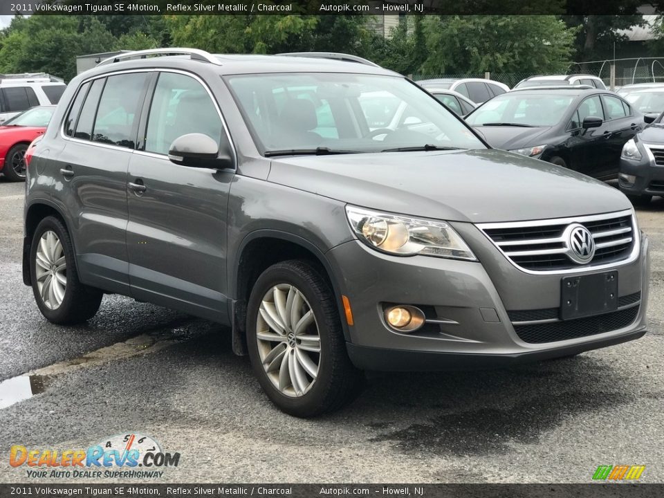2011 Volkswagen Tiguan SE 4Motion Reflex Silver Metallic / Charcoal Photo #10