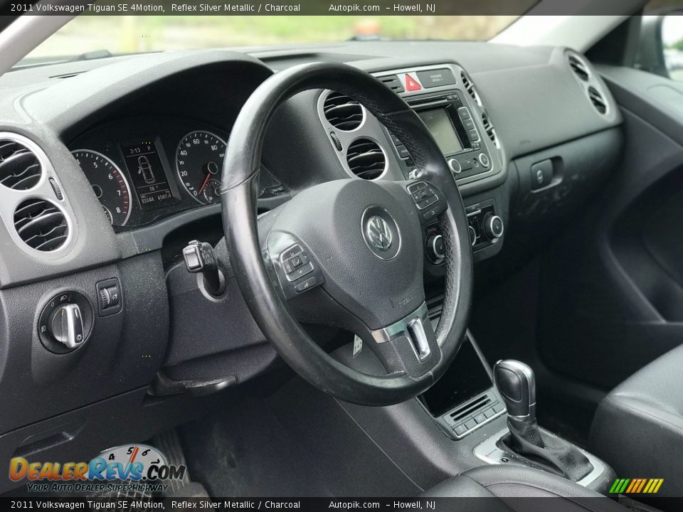 2011 Volkswagen Tiguan SE 4Motion Reflex Silver Metallic / Charcoal Photo #12
