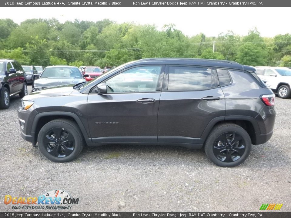 2018 Jeep Compass Latitude 4x4 Granite Crystal Metallic / Black Photo #2