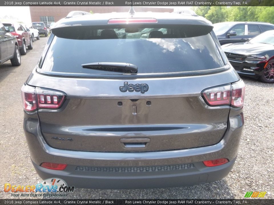 2018 Jeep Compass Latitude 4x4 Granite Crystal Metallic / Black Photo #4