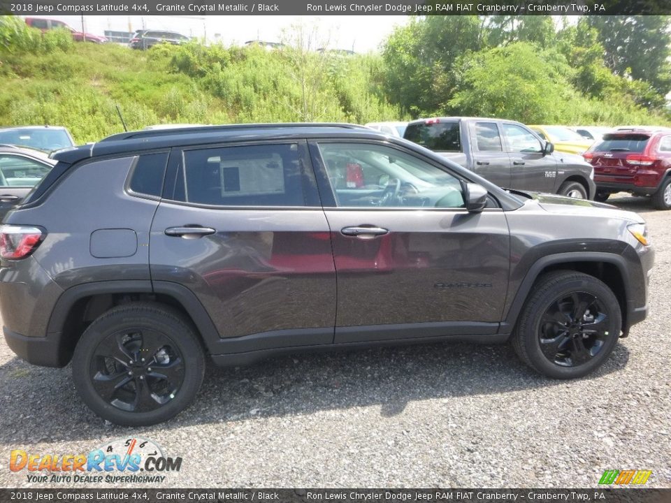 2018 Jeep Compass Latitude 4x4 Granite Crystal Metallic / Black Photo #6