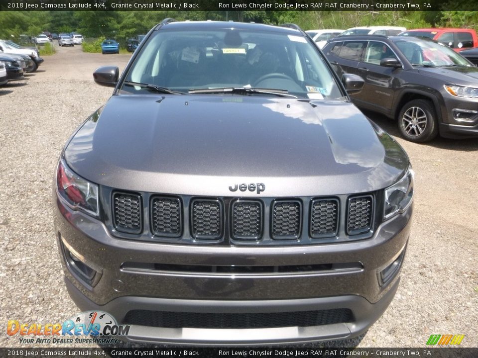 2018 Jeep Compass Latitude 4x4 Granite Crystal Metallic / Black Photo #8