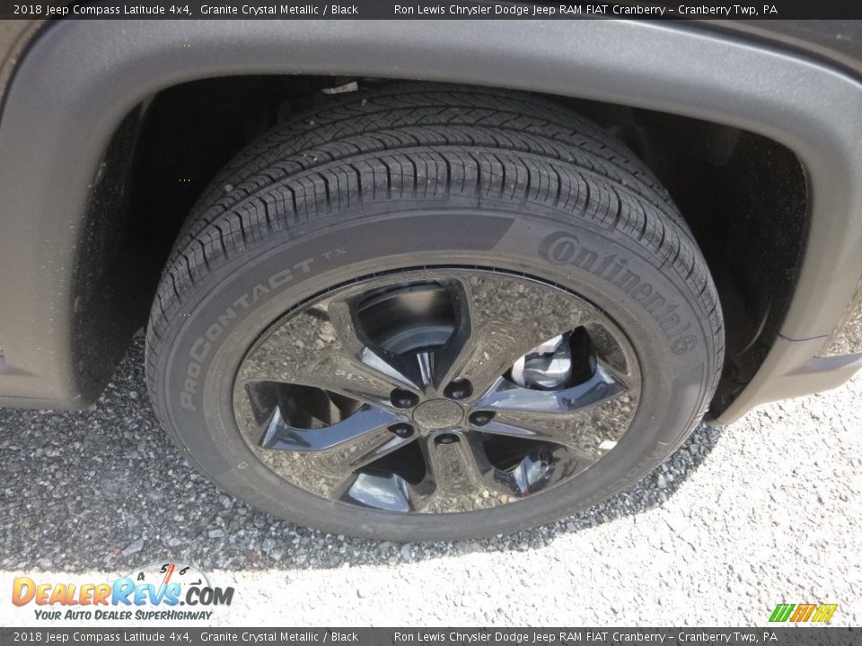 2018 Jeep Compass Latitude 4x4 Granite Crystal Metallic / Black Photo #9