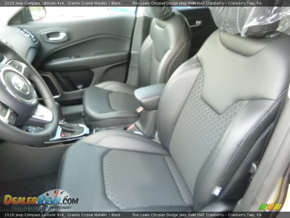 2018 Jeep Compass Latitude 4x4 Granite Crystal Metallic / Black Photo #14