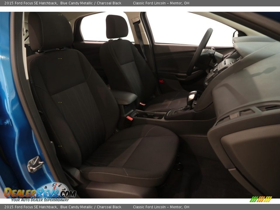 2015 Ford Focus SE Hatchback Blue Candy Metallic / Charcoal Black Photo #13