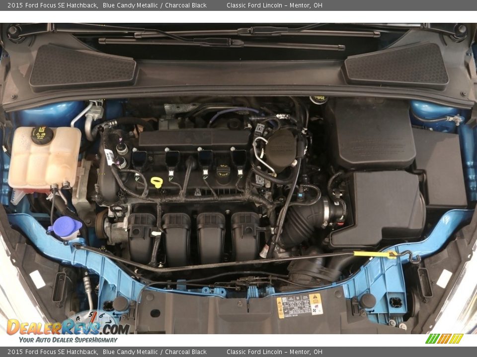 2015 Ford Focus SE Hatchback Blue Candy Metallic / Charcoal Black Photo #17