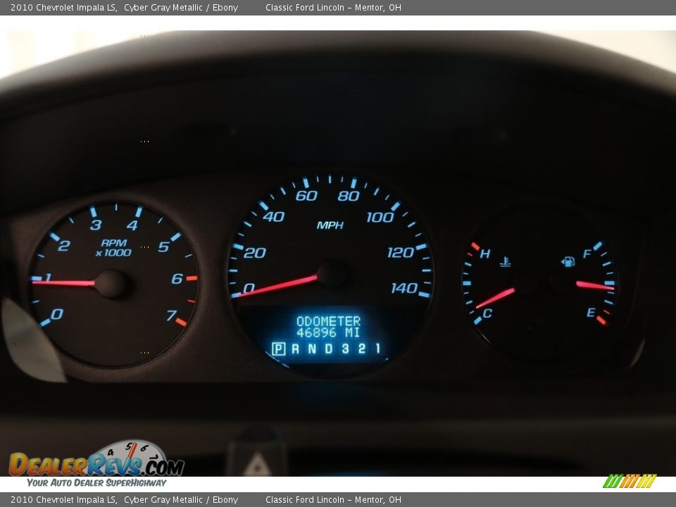 2010 Chevrolet Impala LS Cyber Gray Metallic / Ebony Photo #7
