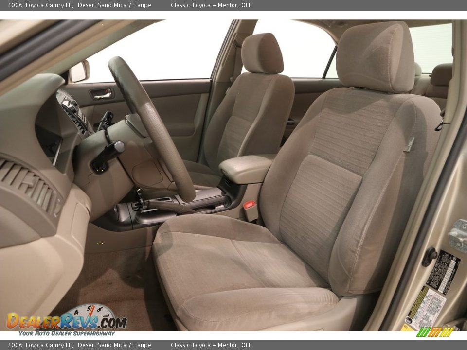 2006 Toyota Camry LE Desert Sand Mica / Taupe Photo #6