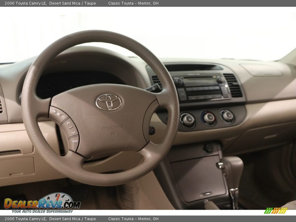 2006 Toyota Camry LE Desert Sand Mica / Taupe Photo #7