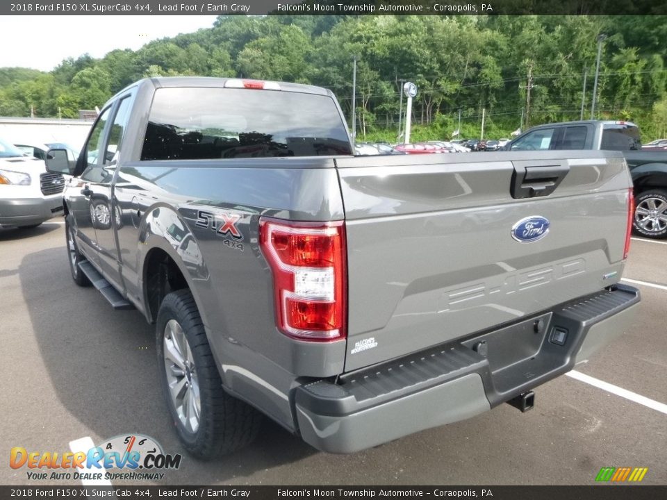 2018 Ford F150 XL SuperCab 4x4 Lead Foot / Earth Gray Photo #6