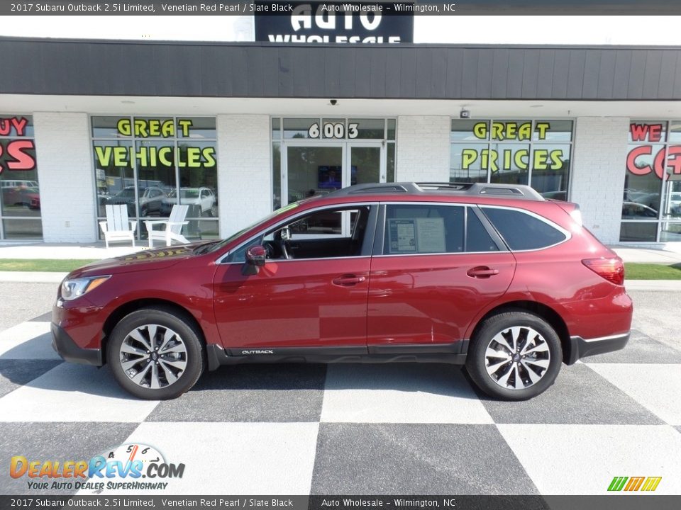 2017 Subaru Outback 2.5i Limited Venetian Red Pearl / Slate Black Photo #1