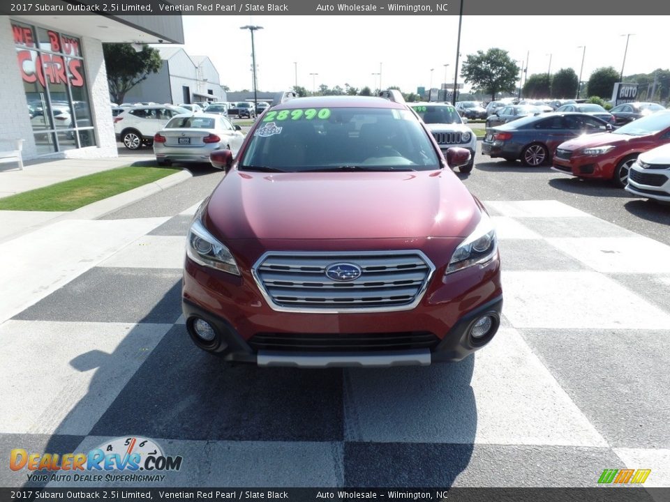 2017 Subaru Outback 2.5i Limited Venetian Red Pearl / Slate Black Photo #2