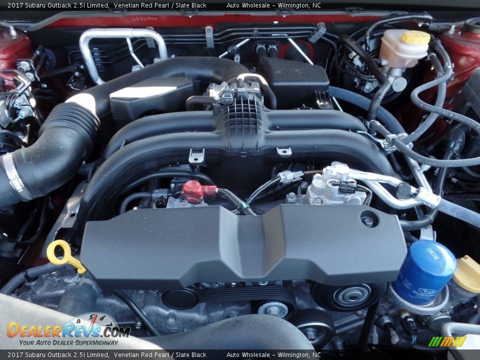 2017 Subaru Outback 2.5i Limited Venetian Red Pearl / Slate Black Photo #6