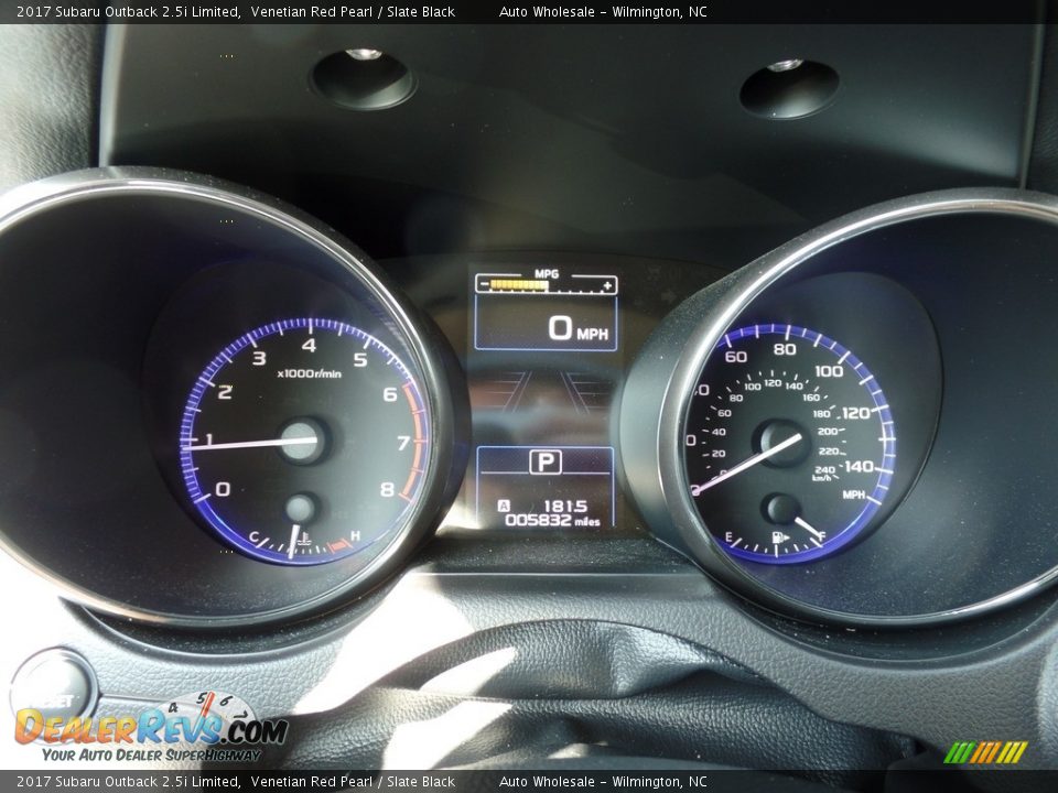 2017 Subaru Outback 2.5i Limited Venetian Red Pearl / Slate Black Photo #16