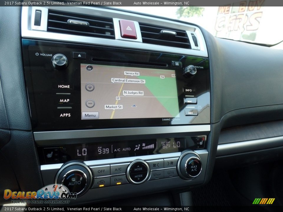 2017 Subaru Outback 2.5i Limited Venetian Red Pearl / Slate Black Photo #17