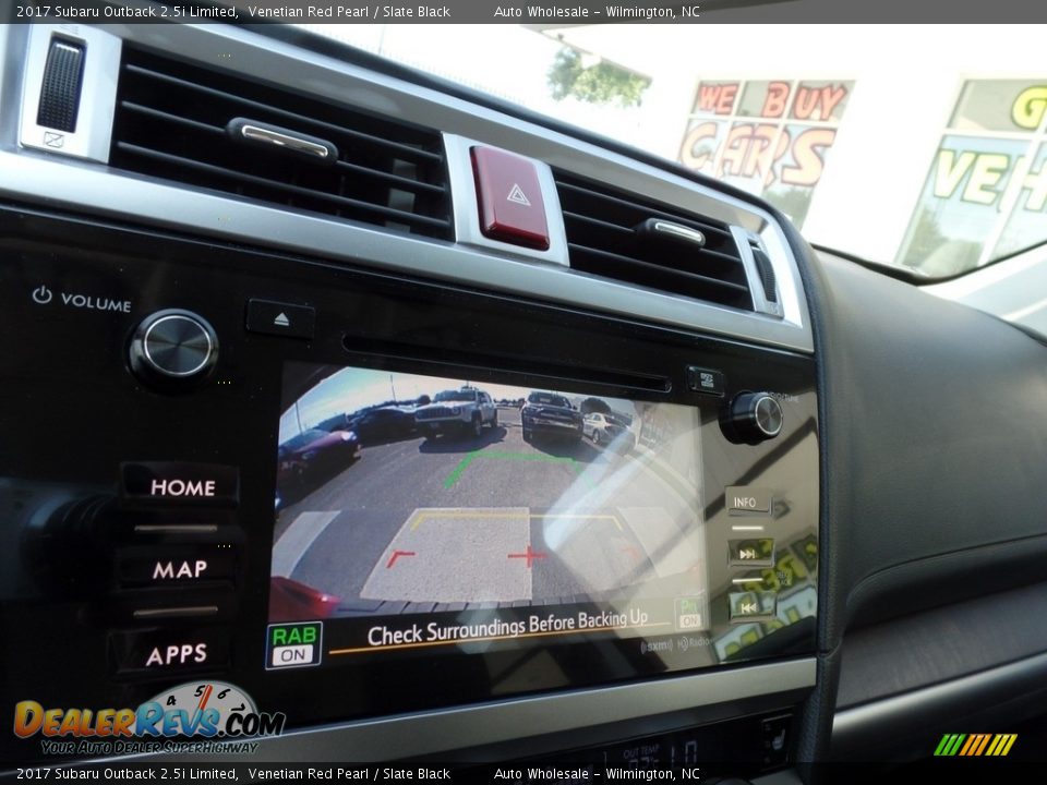 2017 Subaru Outback 2.5i Limited Venetian Red Pearl / Slate Black Photo #18