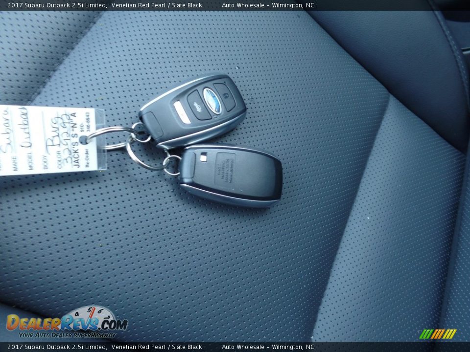 2017 Subaru Outback 2.5i Limited Venetian Red Pearl / Slate Black Photo #20