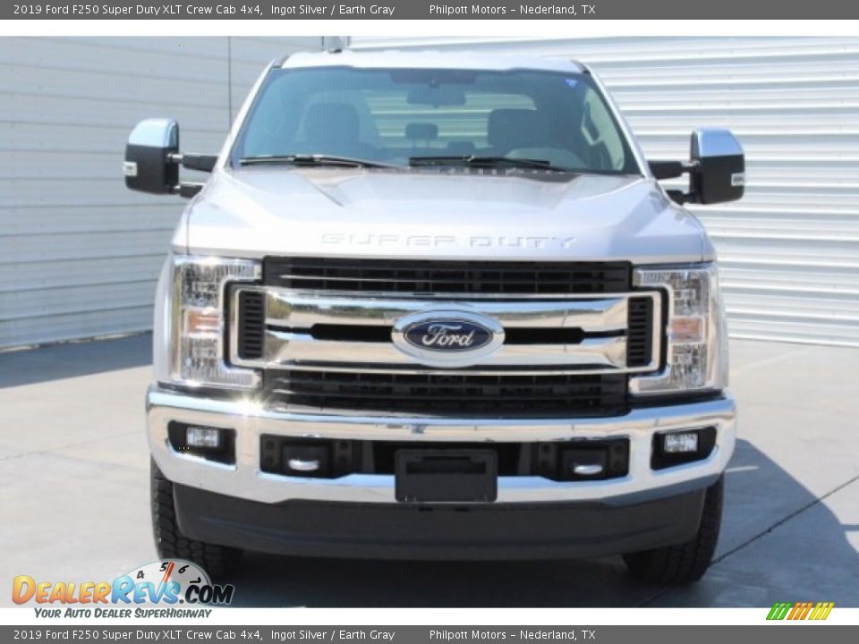 2019 Ford F250 Super Duty XLT Crew Cab 4x4 Ingot Silver / Earth Gray Photo #2