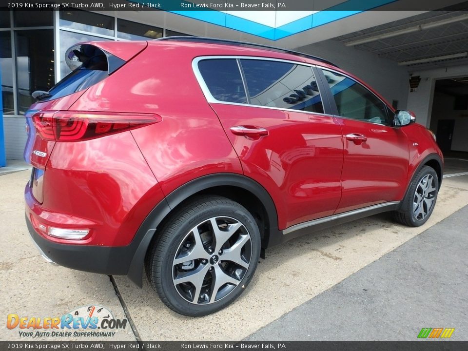 2019 Kia Sportage SX Turbo AWD Hyper Red / Black Photo #3
