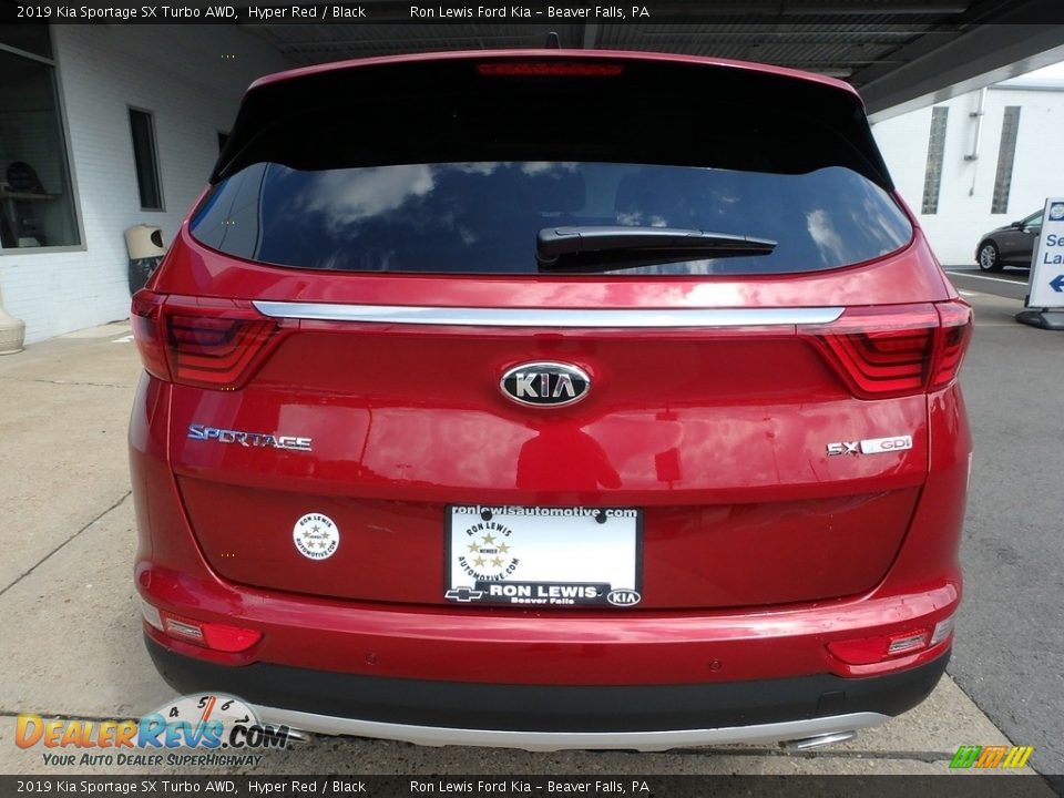 2019 Kia Sportage SX Turbo AWD Hyper Red / Black Photo #4