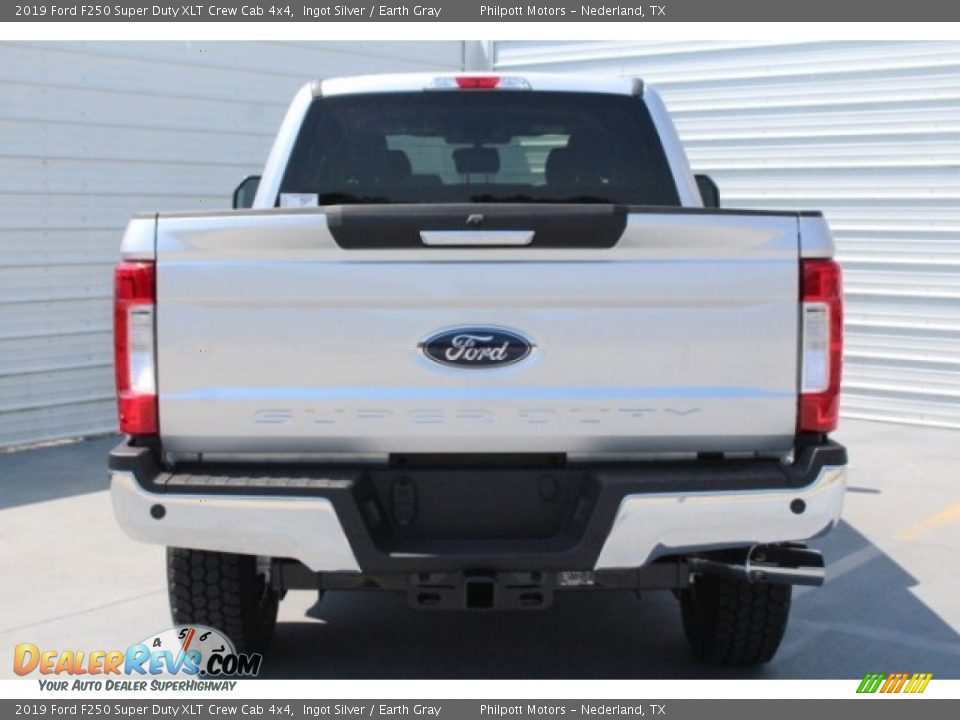 2019 Ford F250 Super Duty XLT Crew Cab 4x4 Ingot Silver / Earth Gray Photo #8