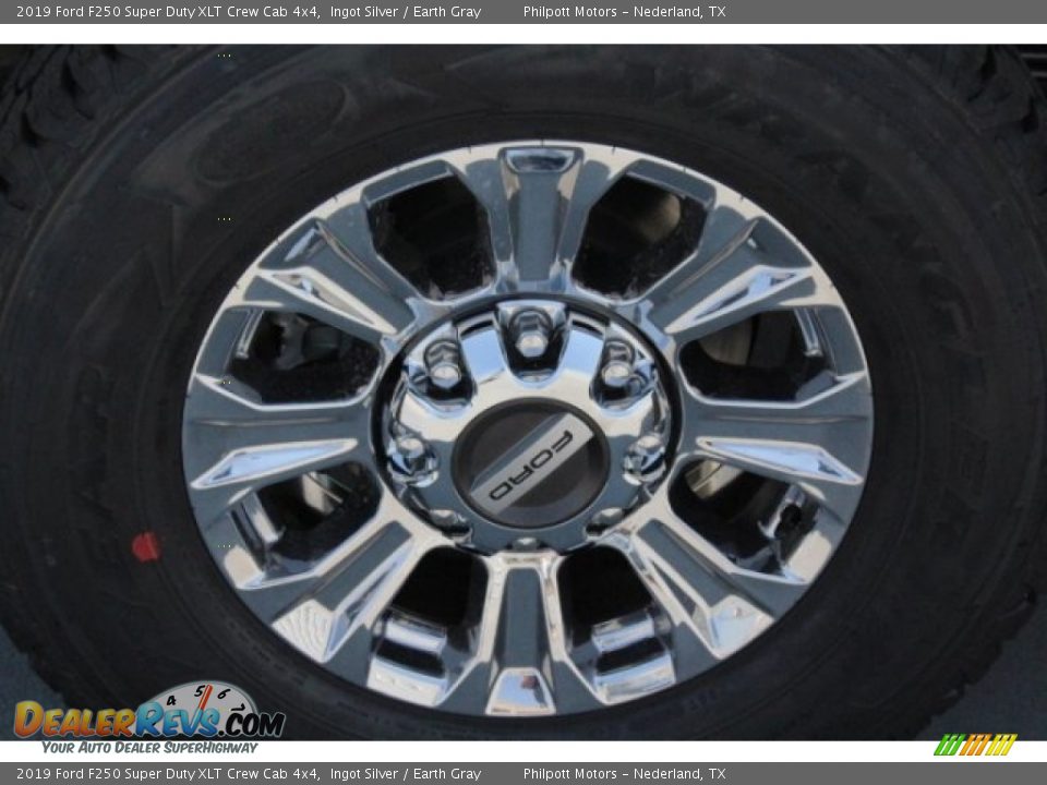 2019 Ford F250 Super Duty XLT Crew Cab 4x4 Ingot Silver / Earth Gray Photo #10
