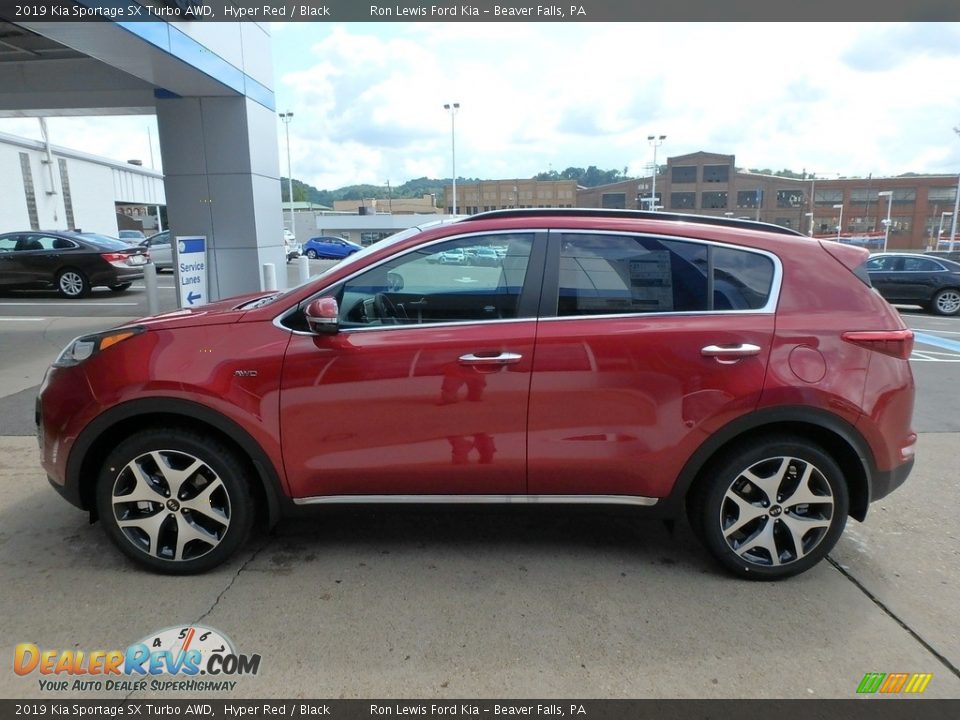 2019 Kia Sportage SX Turbo AWD Hyper Red / Black Photo #7