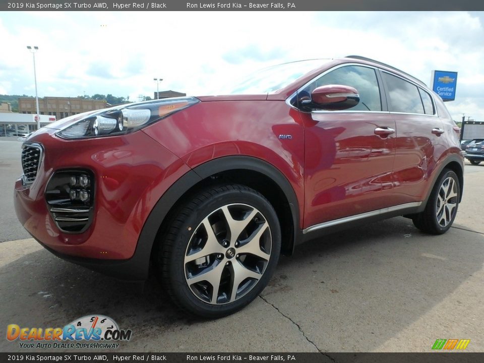 2019 Kia Sportage SX Turbo AWD Hyper Red / Black Photo #8