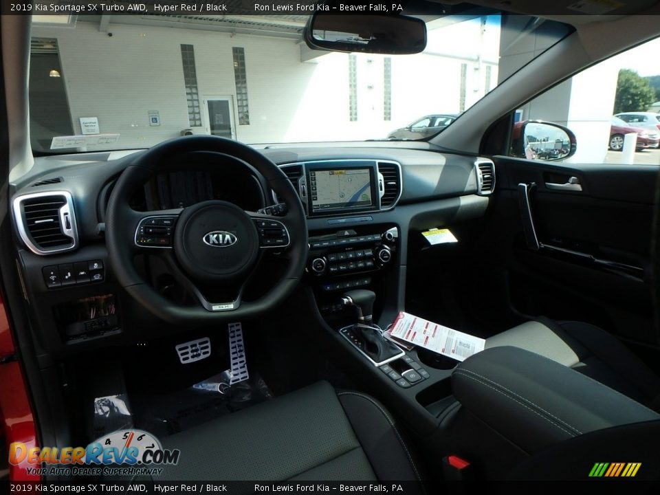 2019 Kia Sportage SX Turbo AWD Hyper Red / Black Photo #13