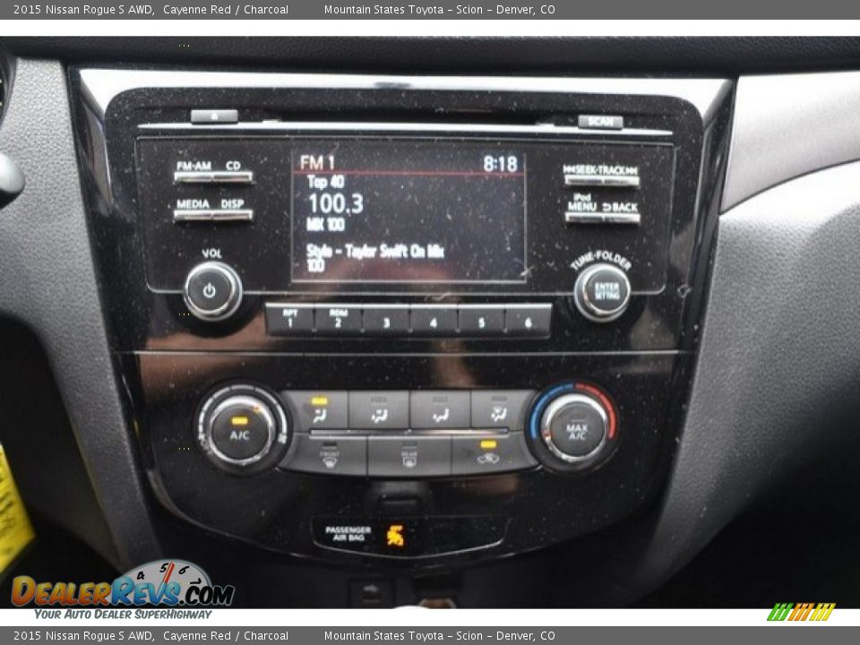 2015 Nissan Rogue S AWD Cayenne Red / Charcoal Photo #11