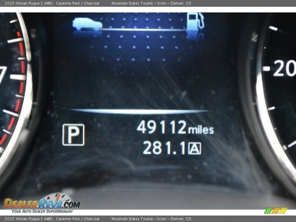 2015 Nissan Rogue S AWD Cayenne Red / Charcoal Photo #12