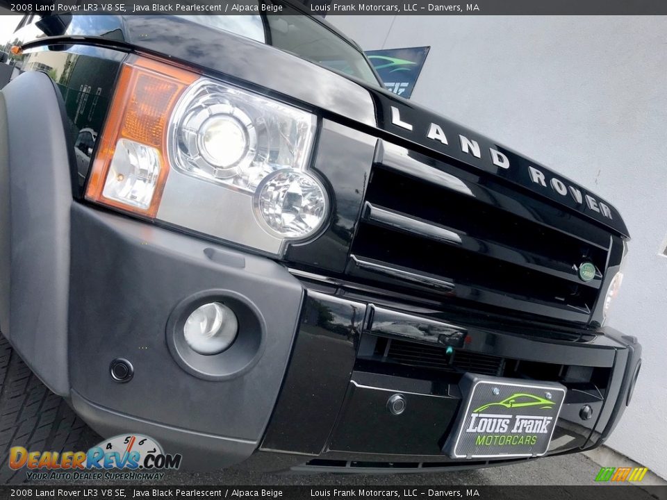 2008 Land Rover LR3 V8 SE Java Black Pearlescent / Alpaca Beige Photo #28
