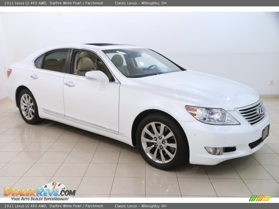 2011 Lexus LS 460 AWD Starfire White Pearl / Parchment Photo #1