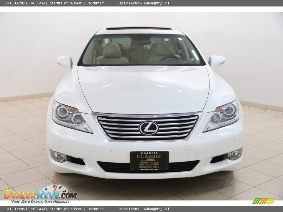 2011 Lexus LS 460 AWD Starfire White Pearl / Parchment Photo #2