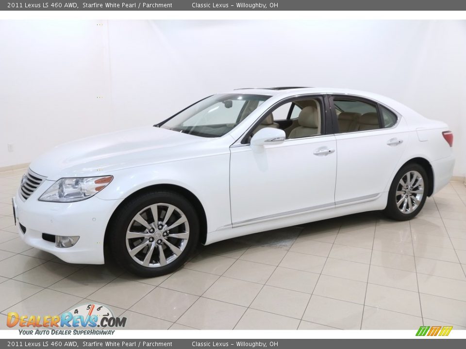 2011 Lexus LS 460 AWD Starfire White Pearl / Parchment Photo #3