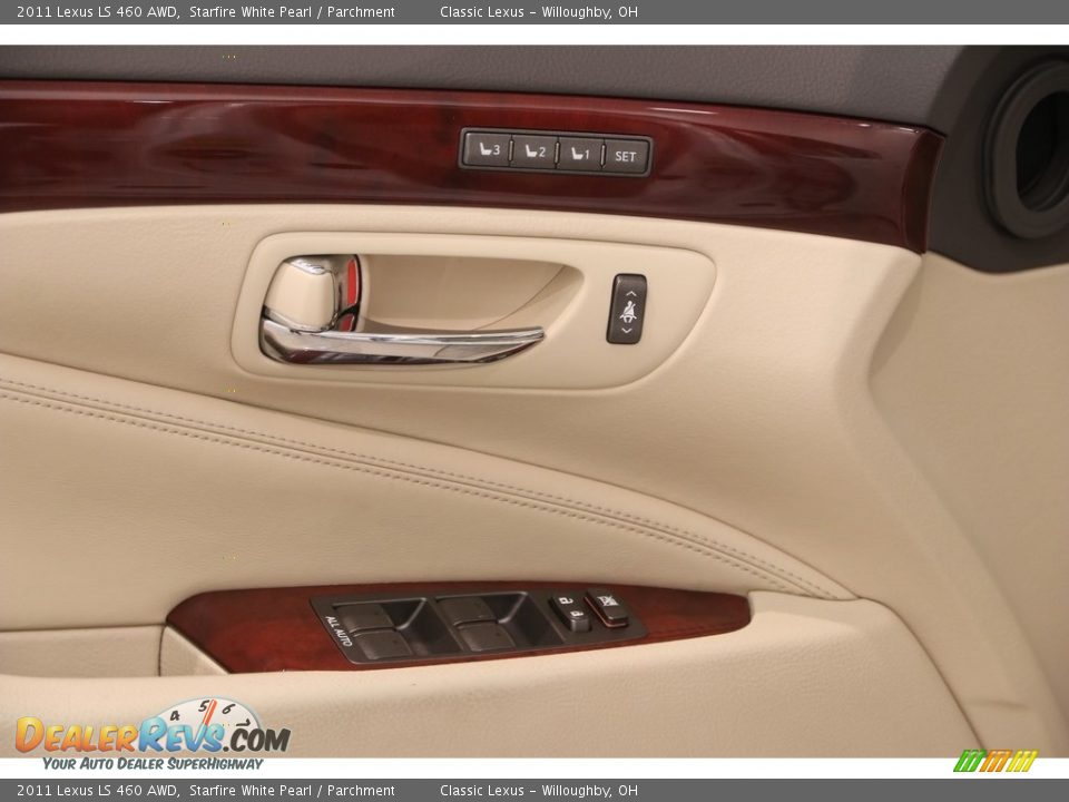 2011 Lexus LS 460 AWD Starfire White Pearl / Parchment Photo #5